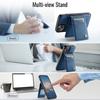 For iPhone 15 Case AUTSPACE A12 Leather Phone Case with Detachable Card Bag