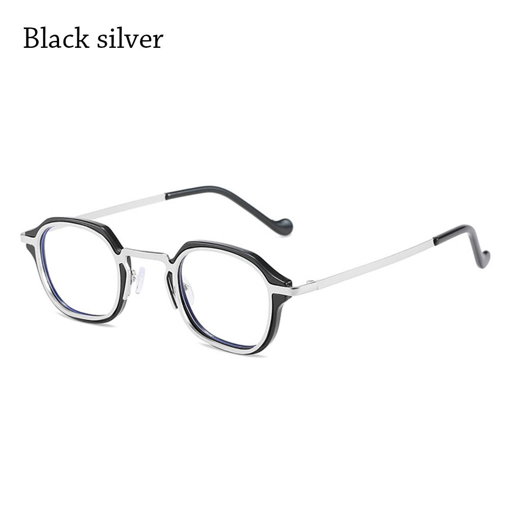 

Защитные очки для компьютера, очки с защитой от синего света, сверхлегкая оправа, большие очки Black silver
