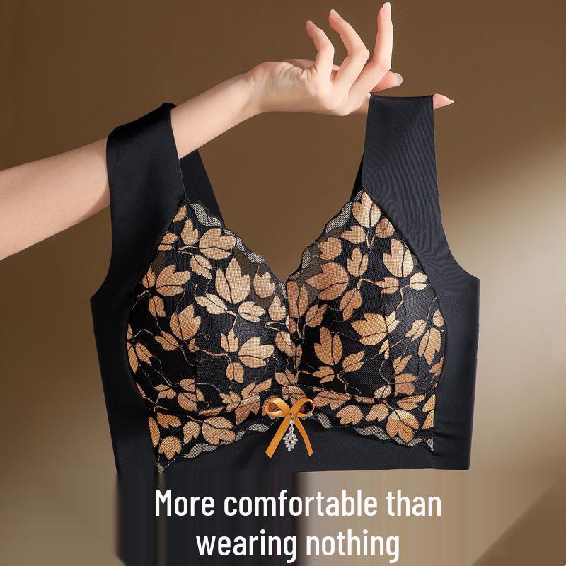 Women's Seamless Wire-Free Sports Bra: Uplift & Support for Larger Bust - Plus Size, Beautiful Back Design