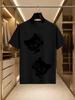 2026 New Arrival 100 Cotton Tshirt Cute Climbing Black Cat Cartoon Print Crew Neck Unisex Loose Fit Casual Short Sleeve