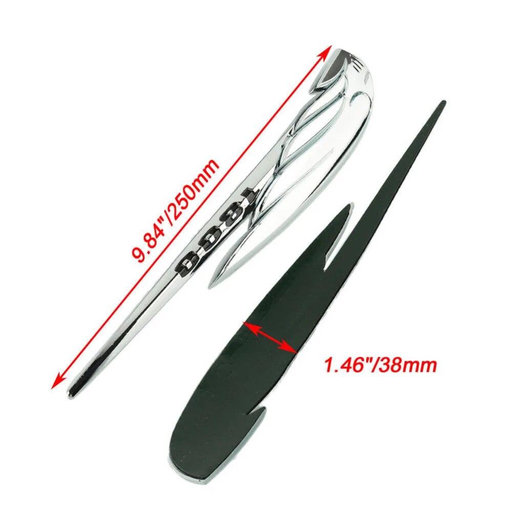 Motorcycle For Honda VTX1800 1800C 1800R 1800S GL1800 Chrome ABS Fuel Gas Tank Emblem Badge Decoration 3D Decals Stickers