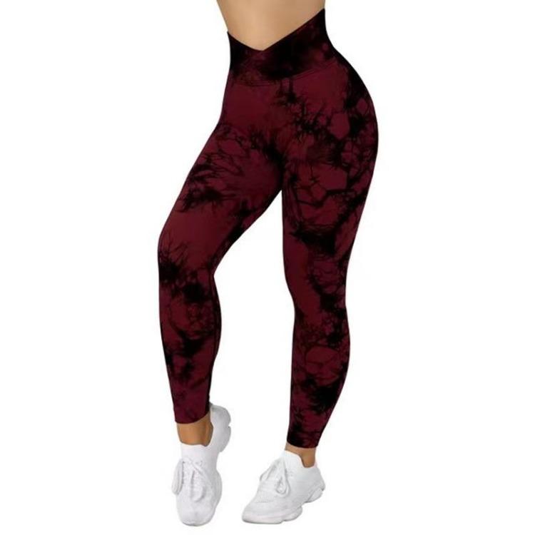 Women Seamless Tie Dye Yoga Leggings Sport Pants Athletic Workout Tights Fitness Gym Wear Female Sports Leggings
