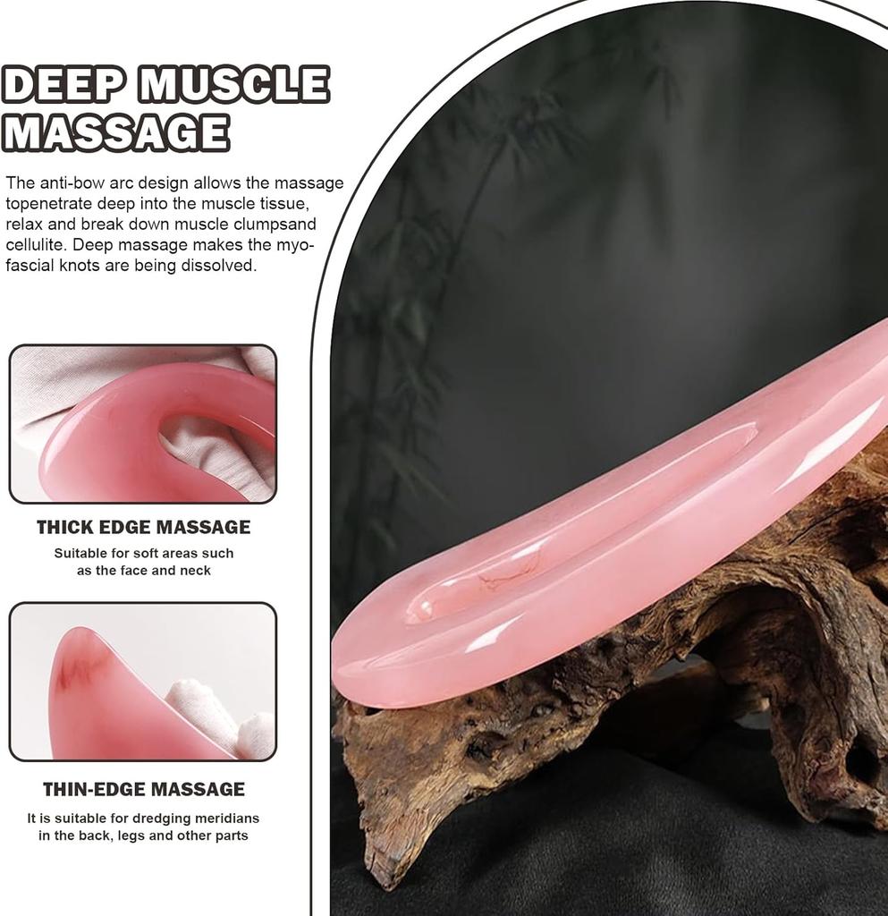 Gua Sha Scraping Massage Resin Scraper Face Neck Skin Massager Board Lymphatic Drainage Massager Body Sculpting Health Care Tool