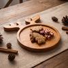 Закусочное блюдо для праздничной вечеринки, поднос для подачи в форме рождественской елки и оленя, прочная деревянная секционная декоративная тарелка для домашнего стола, декоративная посуда