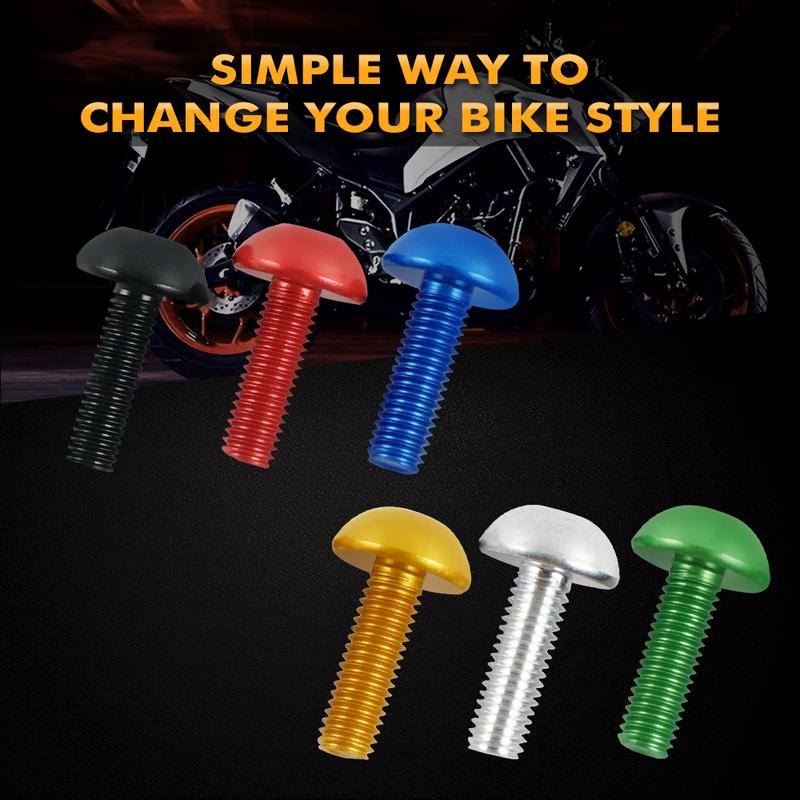 10PCS M5 Windshield Windscreen Fasteners Screws Bolts Nut Kit For Yamaha KTM Honda BMW Suzuki Kawasaki Ducati Aprilia Triumph