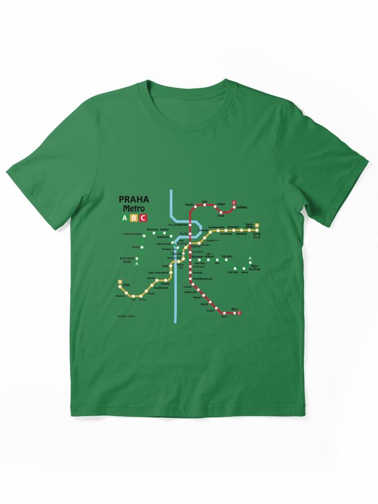 Metro PRAGUE metro network Essential T-Shirt