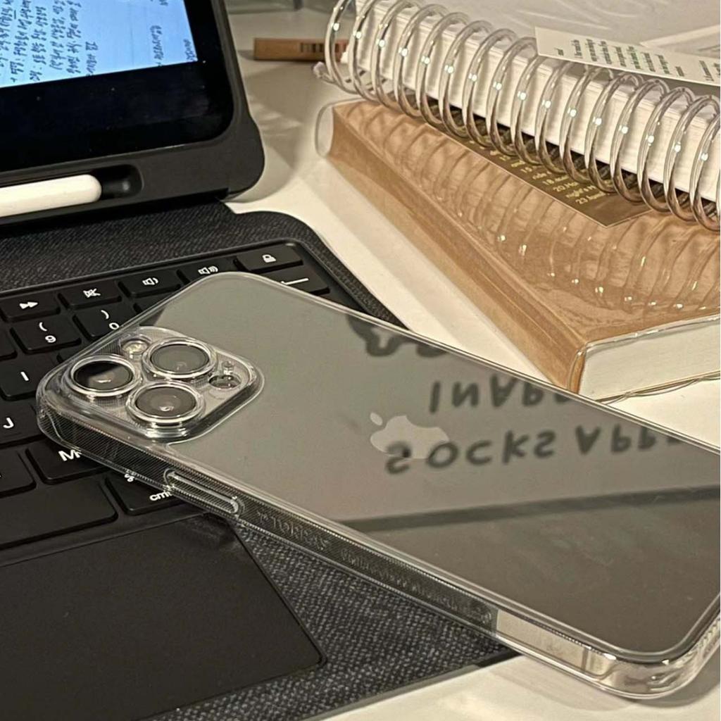 Transparent Non-yellowing iPhone14promax Apple 13 Mobile Phone Case 12 New 11 Ultra-thin 15 All-inclusive Hard Case 14