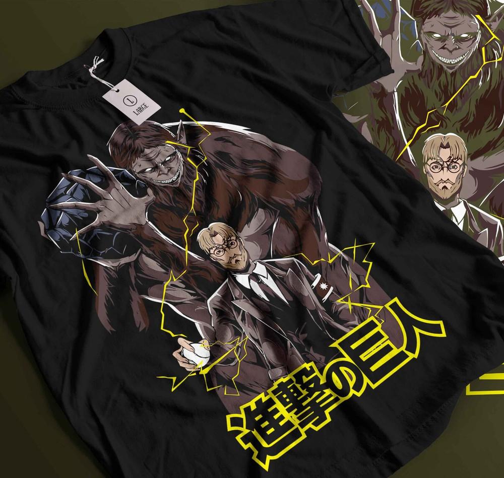 

Attack On Titan Erwin Smith Shirt AOT Anime Tshirt Levi T-Shirt Eren Mikasa 167 M
