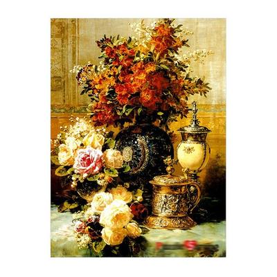 Quebra-cabeça de vaso de arte de câmara sobre a mesa, quebra-cabeças populares coreanos