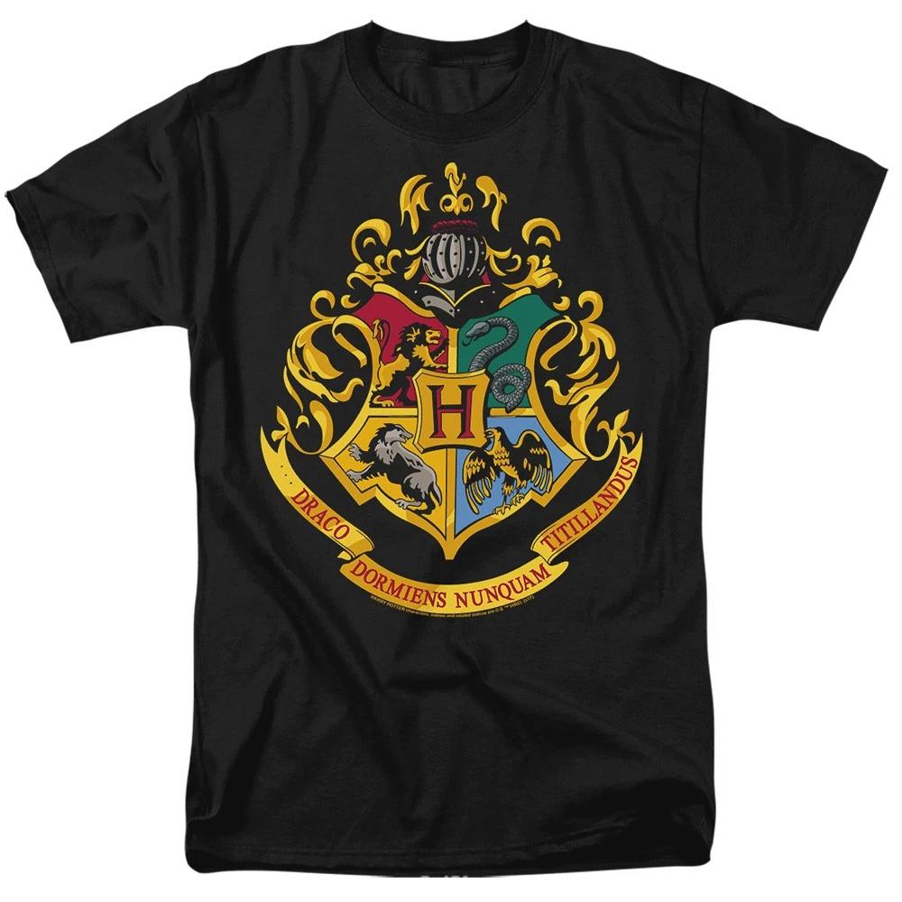Harry Potter - Hogwarts Crest - Adult T-Shirt M
