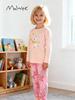Malwee Girls' Spring & Autumn Cute Long Sleeve Home Set