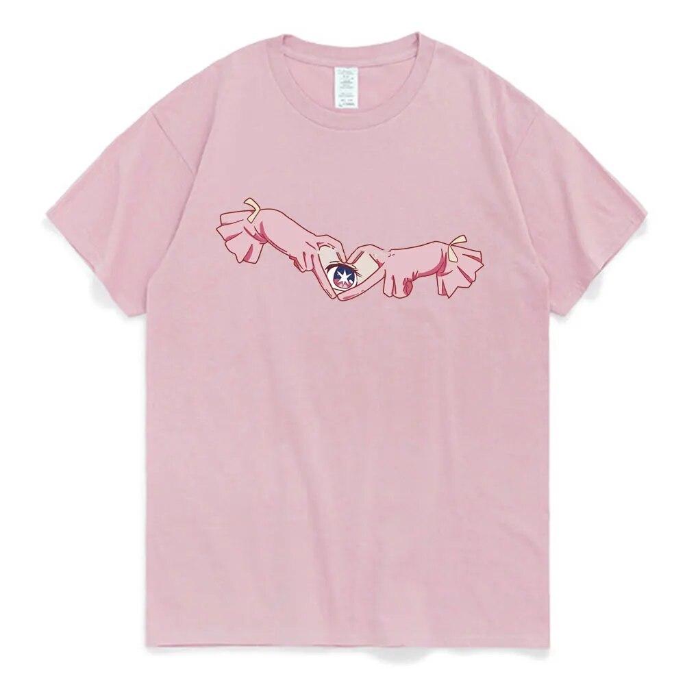 2023 nowy Oshi No Ko Anime Ai Hoshino Kawaii T koszula kobiety i unisex japońska koszulka unisex z motywem kreskówkowym z krótkim rękawem letnie koszulki bawełniane