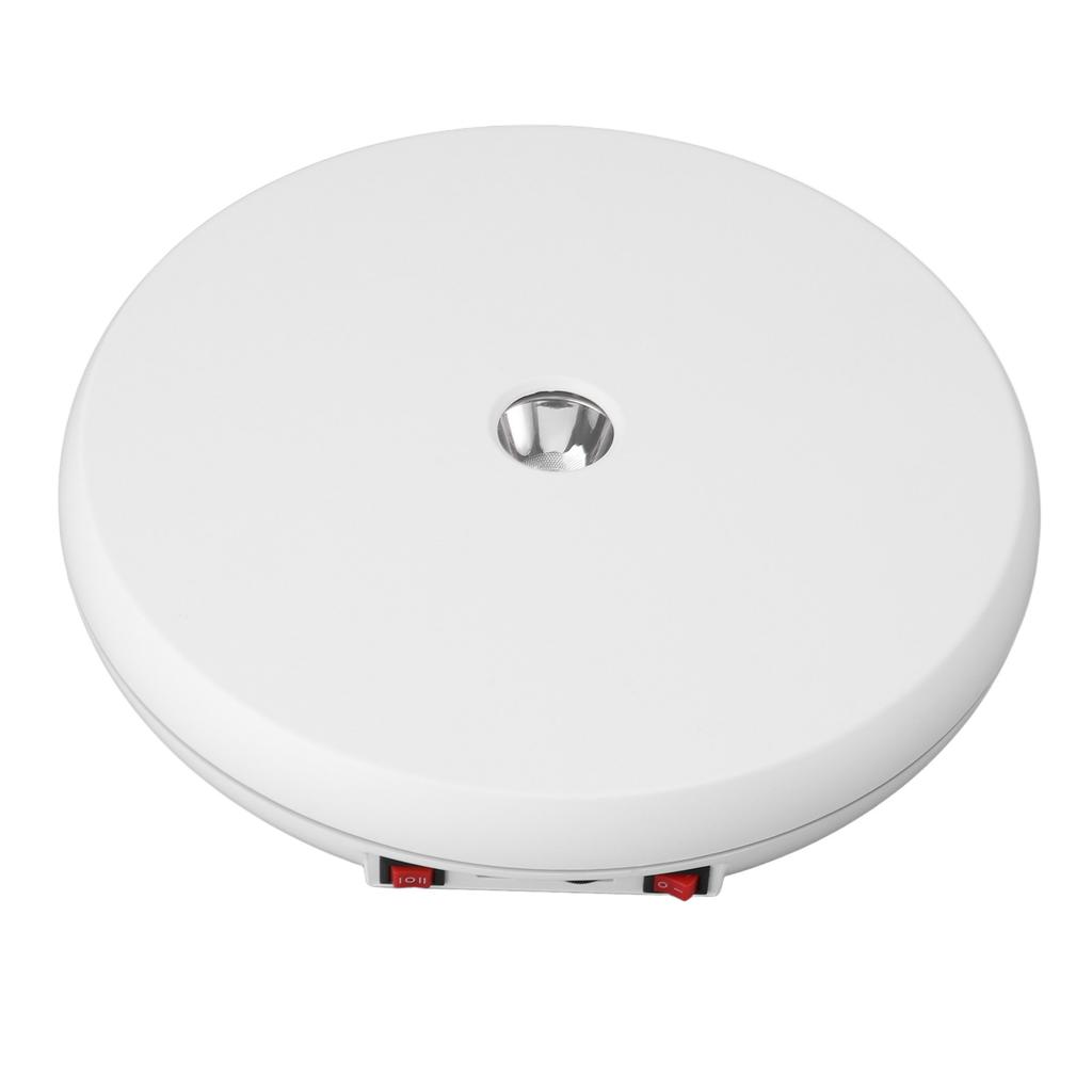 Rotating Display Stand 10 Inch 55lbs Load 360 Degree Electric Turntable Display Stand with Light
