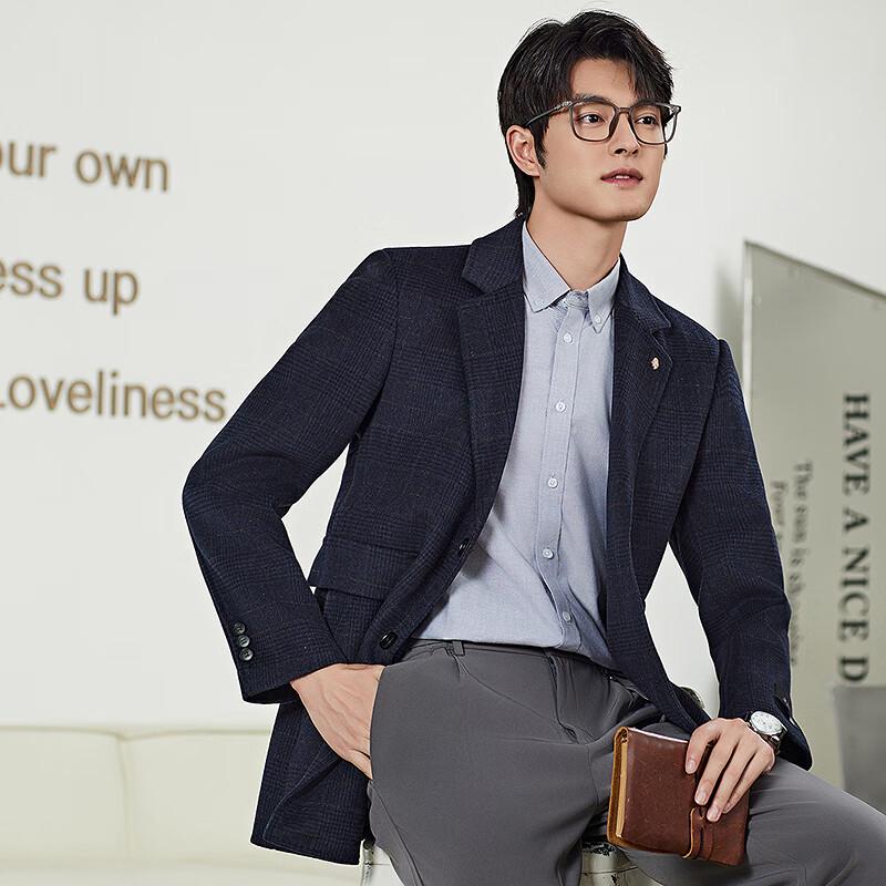 

Мужское двустороннее пальто FAPAI из смесовой шерсти 2XL 54