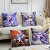 Game Honkai Star Rail Robin Pillow Case Sofa Living Room Bedroom Headboard Backrest Cushion Square Cushion Nap Time