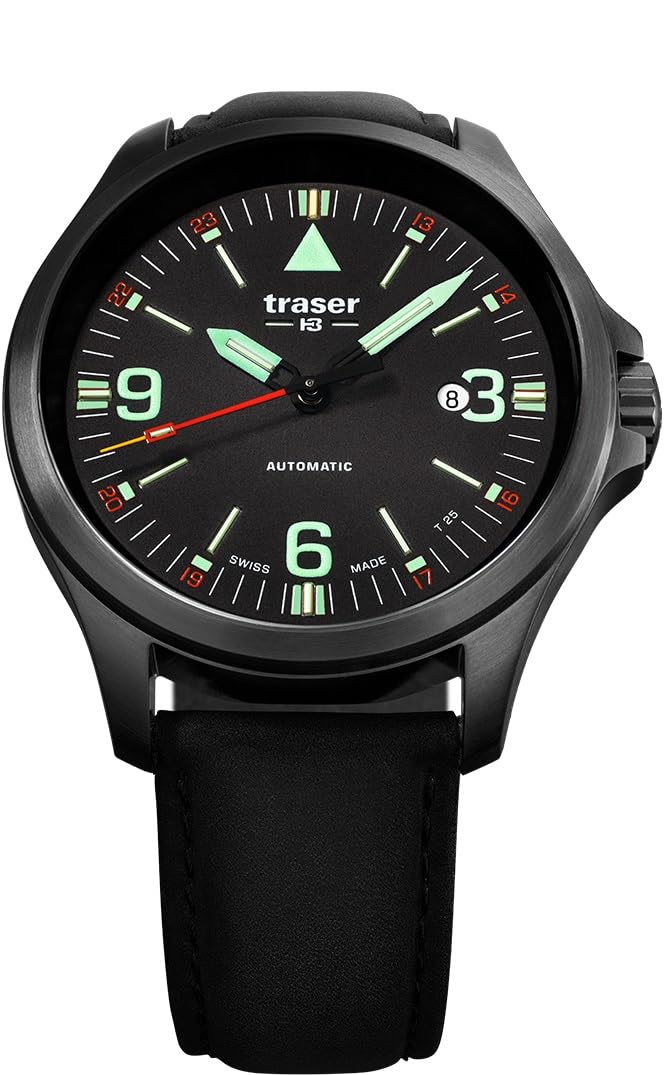 

Годинник Tracer P67 Officer Pro Automatic Black 108075 Black [TRASER] Чол. чорний