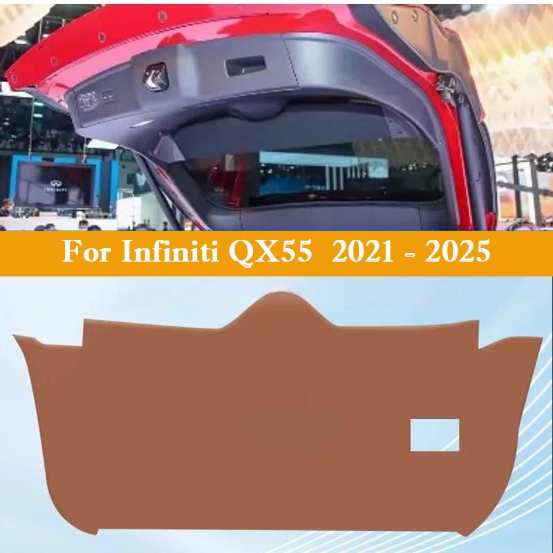 For Infiniti QX60 QX50 QX55 Car Trunk Door Anti Kick Pad Tailgate Anti-Scratch Protection Mat Cargo Liner Interior Accessories