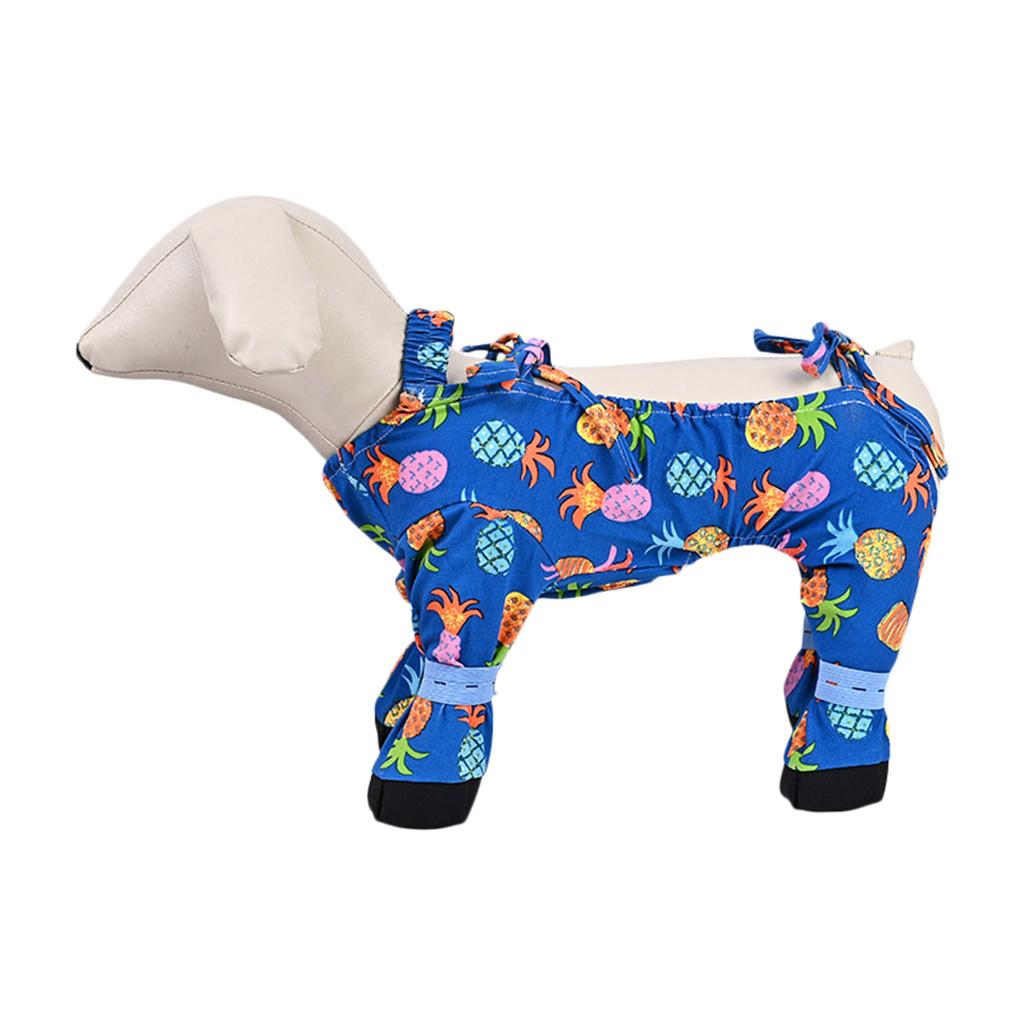 Colorful Dog Rain Leg Guard Full Body Dog Jumpsuits With Leg Protecting for Beach and Trail Exploration