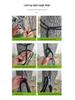 Ultralight 210T Nylon Color-Blocked Outdoor Hammock - Breathable & Double Strap Rope for Camping