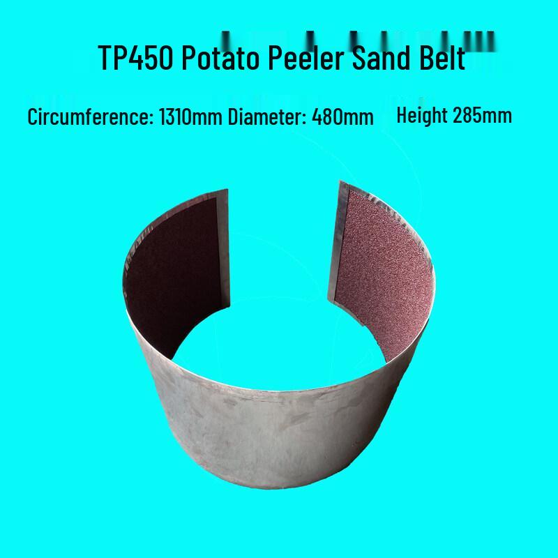 Commercial Potato Peeler Stainless Steel Sanding Belt