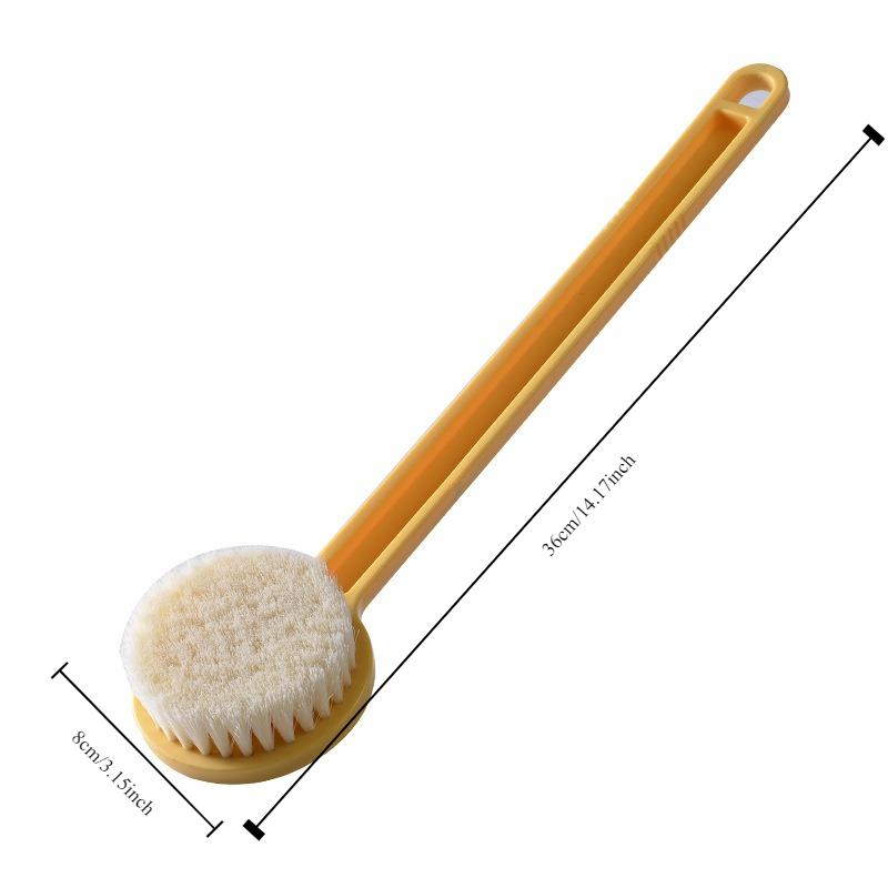 Long Handle Bath Brush Exfoliating Scrubber Body Scrub Back Massage Brush Shower Brush Sponge Exfoliator Cleaning Bathing Tools