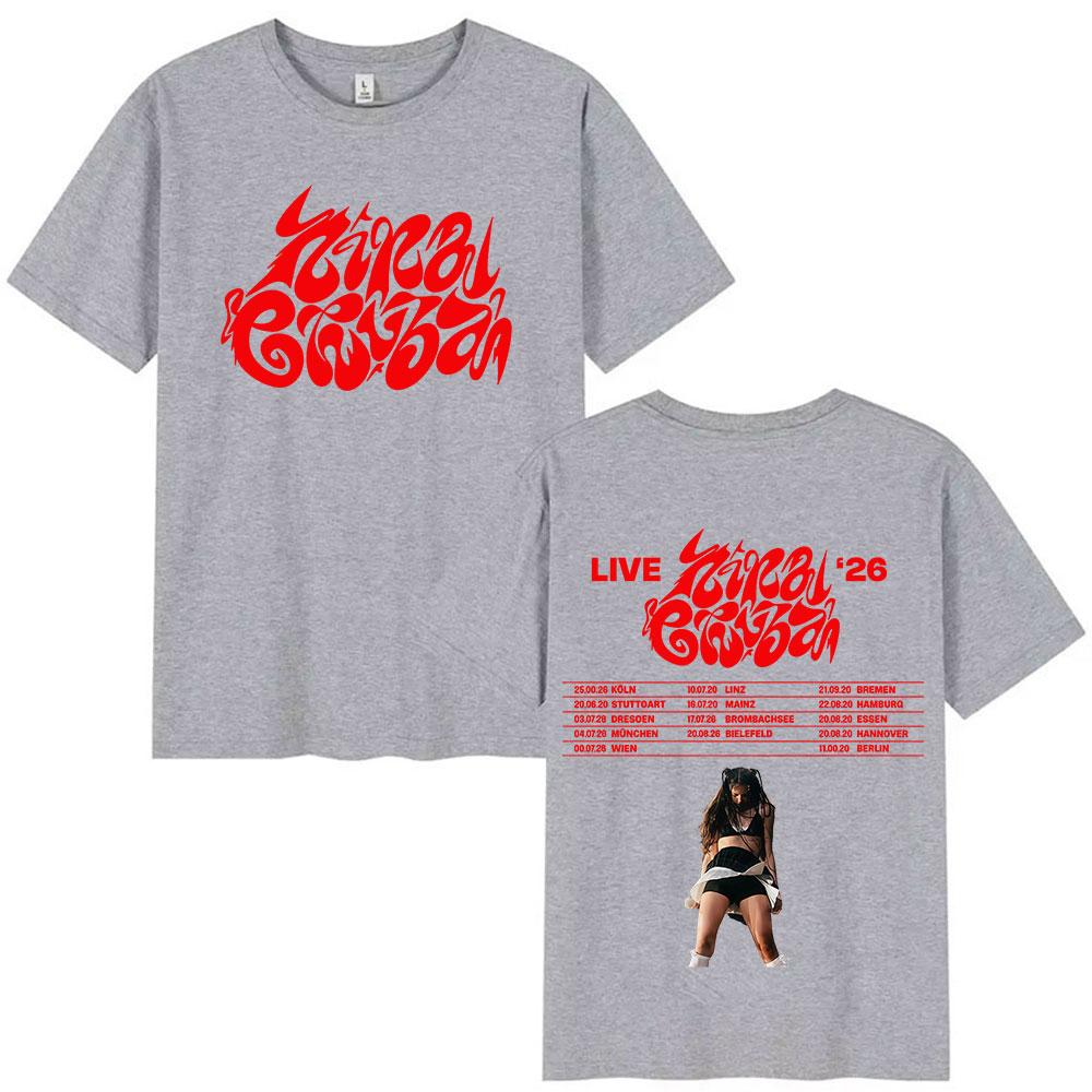 Rapper Nina Chuba New Album Tour 2025 Merch Tshirt Unisex Women Vintage Oversized T Shirt Summer ONeck Short Sleeve Tshirts Tops