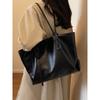 Large-capacity Bag Women's Versatile 2025 New Simple Shoulder Bag College Student Class Bag Commuter Tote Bag