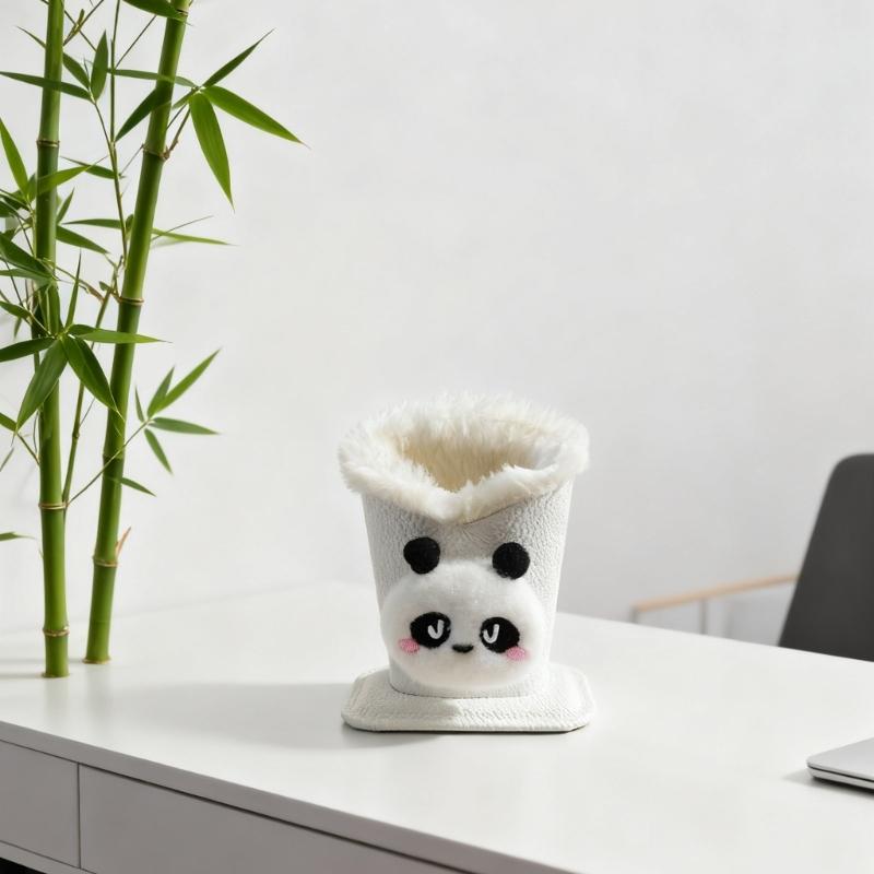 Soft Plush Materials Cartoon Design Glasses Holder For Desk Organization Eyeglasses Stand Desktop Decoration