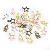 100pcs Charms Star Heart Pendants Antique Pendant fit,Vintage Tibetan Bronze Gold Silver color,DIY For Bracelet Necklace