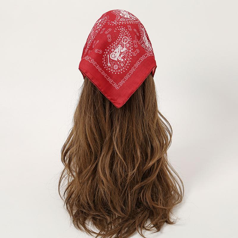 Mode Hip Hop Bandana Outdoor Unisex Schwarzes Haarband Halstuch Kopfbedeckung Handgelenkbandagen Kopftuch Quadratische Schals Taschentuch mit Aufdruck