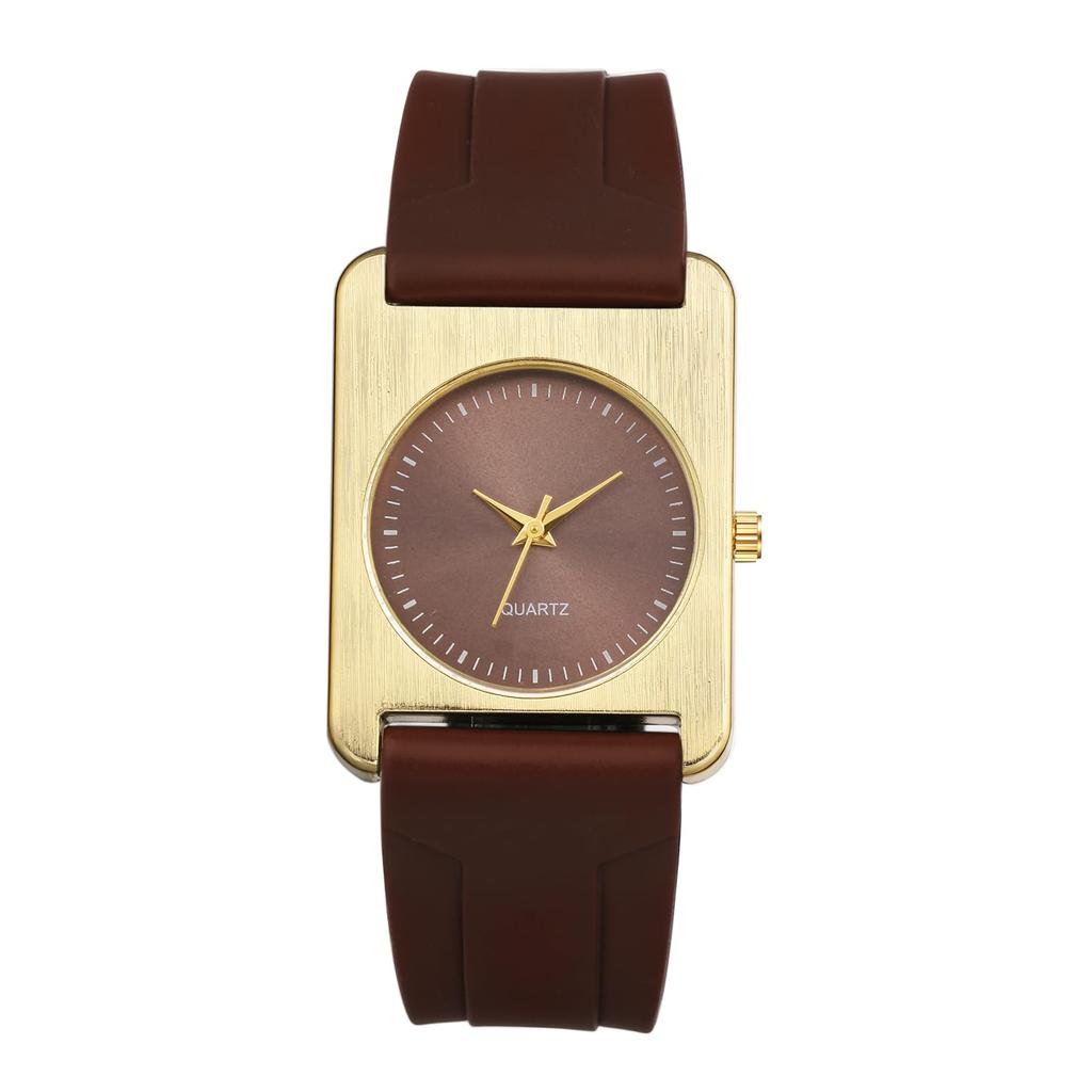 Square Watch Women Silicone Strap Waterproof Fashion Analog Quartz Watch Accessory - Birthday Anniversary Christmas Valentine's Day Gift