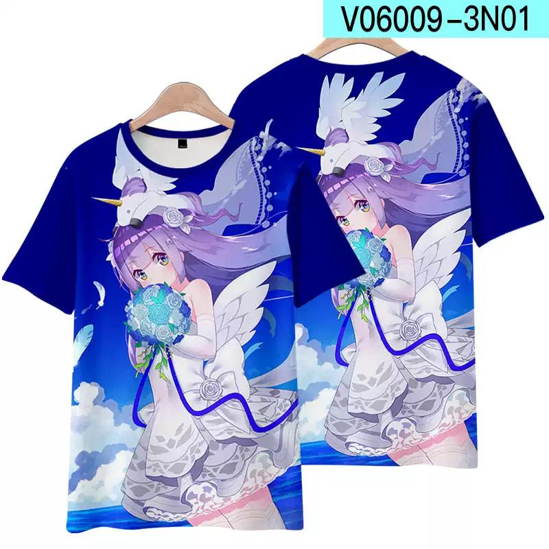 Popular Game Azur Lane T-shirt 3D Print Men/Women Anime t shirt Casual Harajuku