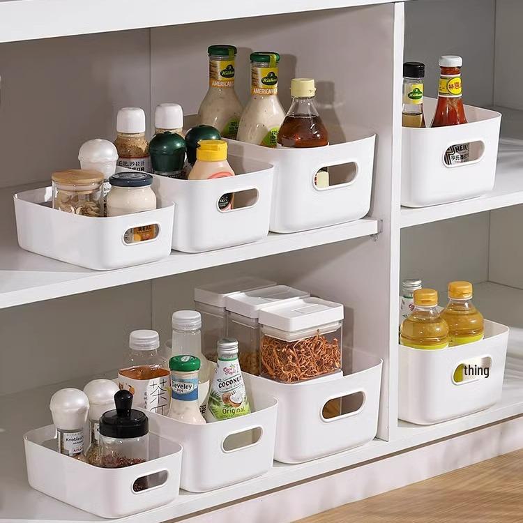 Boîte de rangement en plastique de style japonais pour vêtements, cosmétiques et divers