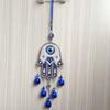 Hamsa Hand Fatima Hand Wind Chimes Good Lucky Hamsa Hanging Pendant  Outdoor Garden