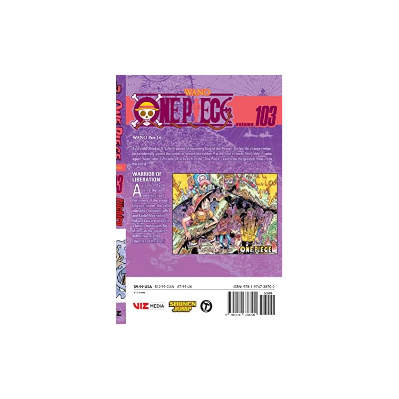 One Piece, Vol. 103 (103) Join Monkey D. Luffy and His Swashbuckling Crew