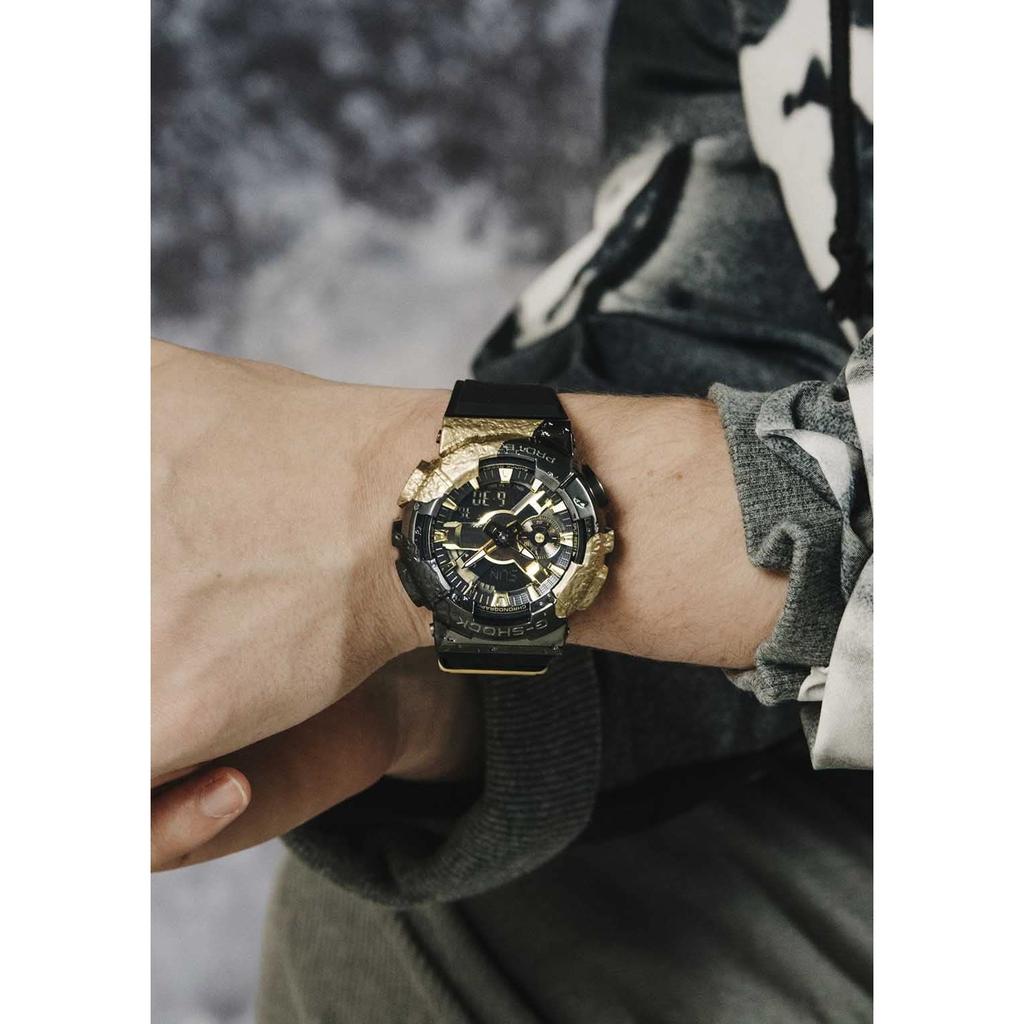 Casio Męski zegarek G-SHOCK 40. rocznica Kamień Przygody, Czarny, Autentyczny model japoński