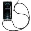 Protective Case - E.F.CONNECTION - iPhone 12 Pro - Flexible - Transparent-Black - Anti-Scratch