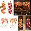 Multicolor New Year Shopwindow Sticker Electrostatic Static Sticker Wall Sticker  Home Decoration