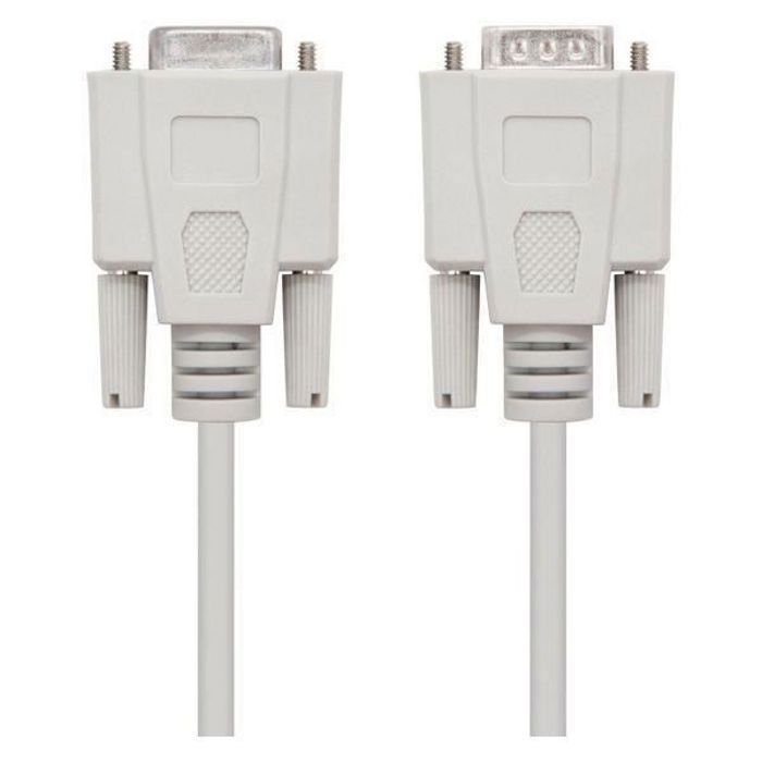 Câble NANOCABLE 10.14.0202 PUERTO SERIE DB9 RS232 1,8 M - - - NANOCABLE
