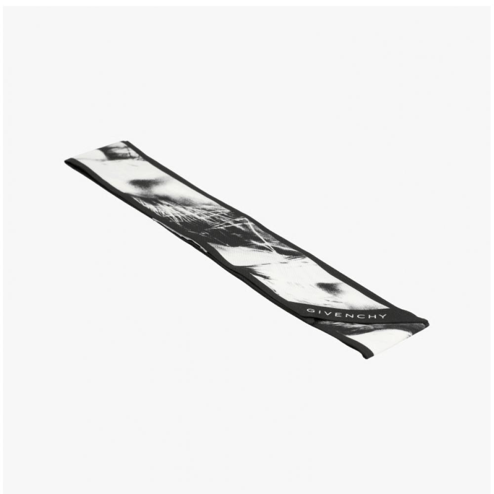 Givenchy Skinny Twill Silk Scarf Bg00lzg002