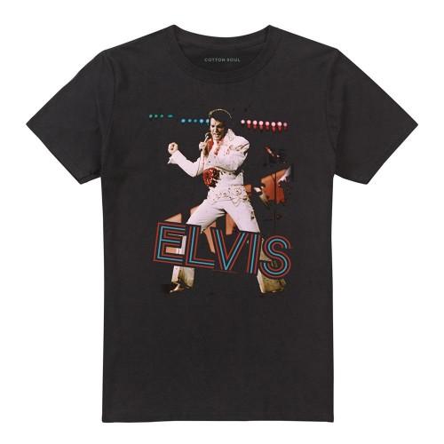 Elvis Presley Unisex Adult Hit The Lights T-Shirt