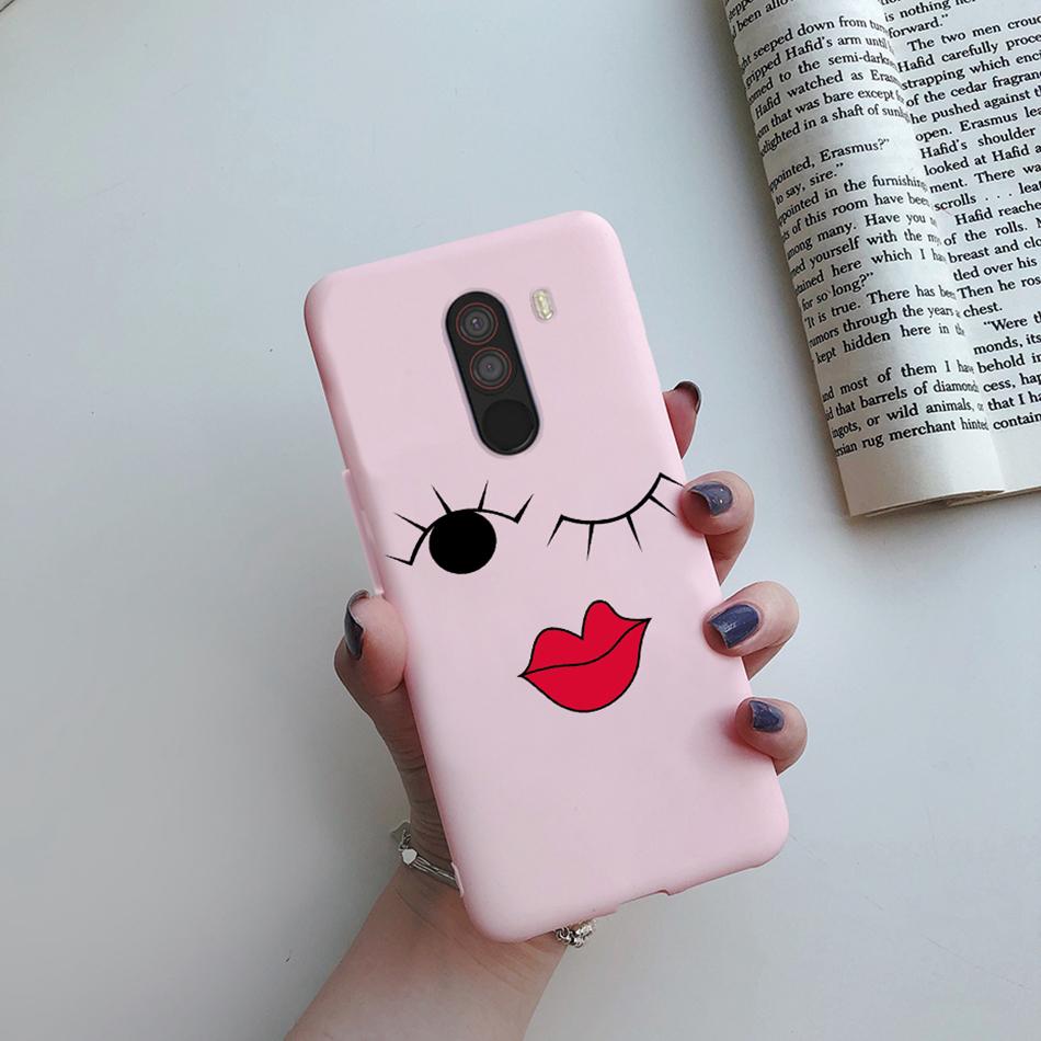 For Xiaomi Pocophone F1 Case Cute Cactus Soft TPU Silicone Back Cover For Pocophone F1 F 1 Poco F1 Phone Case Fundas Coque Shell