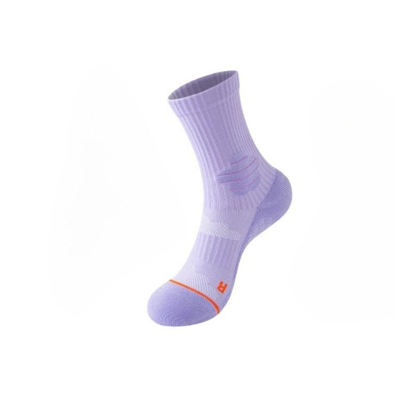 

Женские осенние дезодорирующие полотенечные носки для марафона, профессиональные спортивные носки-трубы для бега 1 pair фиолетовый