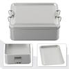 Metal Storage Tins Tea Container Rectangular W Lids