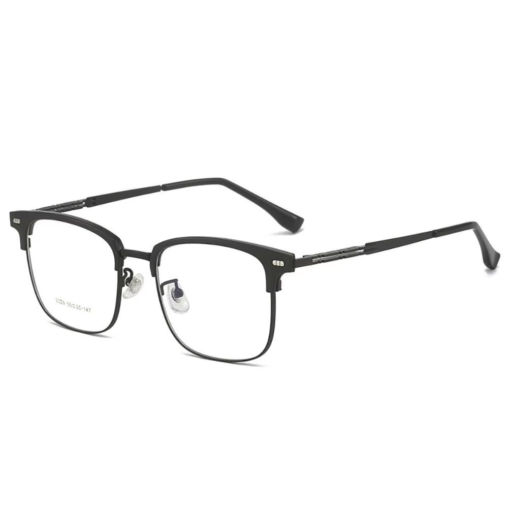 

Cool And Stylish Ultra-light Metal Spectacle Frames. Versatile, Suitable For Both Men And Women In Business Attire Glasses3329 чёрный