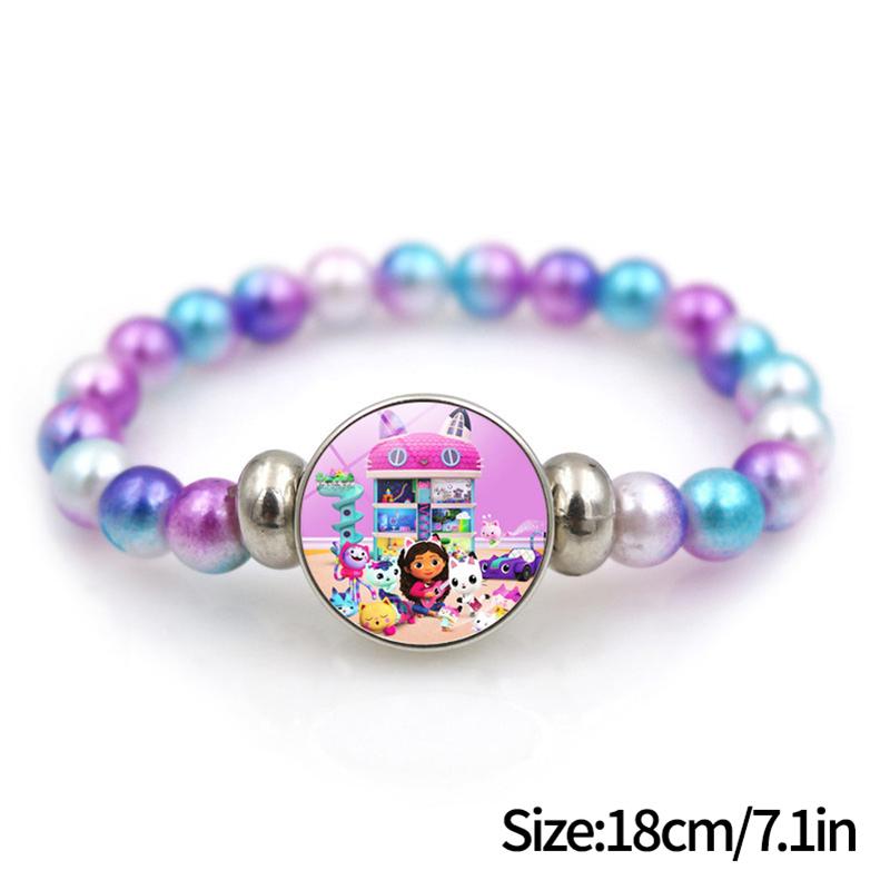 Cute Gabby Dollhouse Necklace Animation Girls Bracelets Choker Kids Present Cosplay Accessories Birthday Party Favor