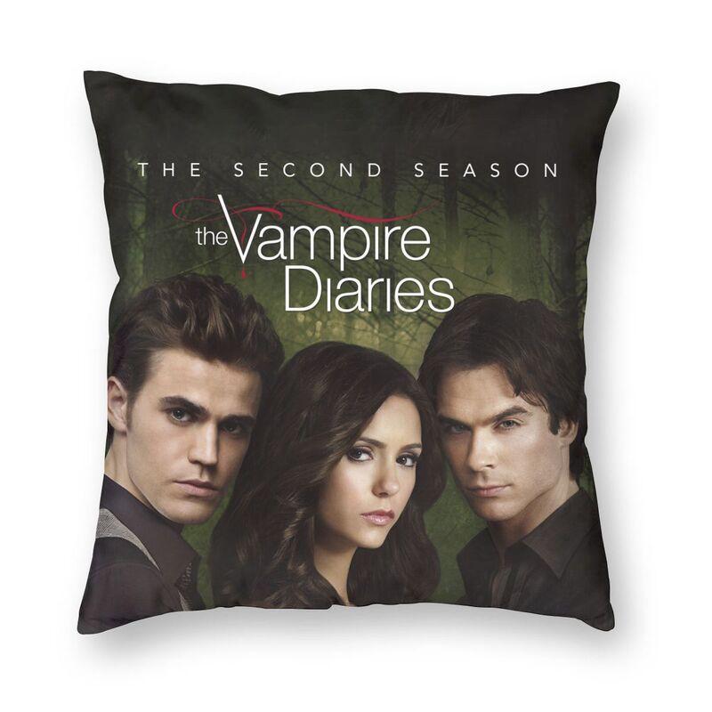Federa Cuscino The Vampire Diaries Stampa 3D Double-Sided Horror Serie TV Cuscino Decorativo per Auto Personalizzato Decorazione Casa