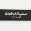 Salvatore Ferragamo Gancini belt black/gold Suede/Plated Gold Women Used