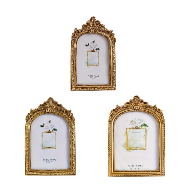 Ornamentals Resins Pictures Frame In Arched Design For Displaying Cherishing Memories