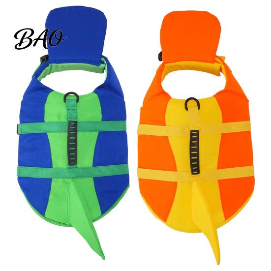 Adjustable Dog Swim Vest Life Jacket with Chin Float, Straps, Rescue Handle, High Small Buoyancy Pet Floating for Medium Large Dogs Straps